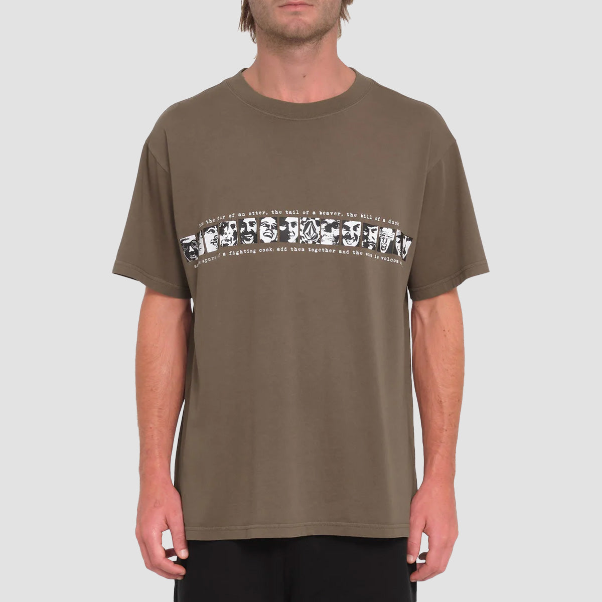 Volcom Skate Vitals Remy 2 T-Shirt Dark Earth