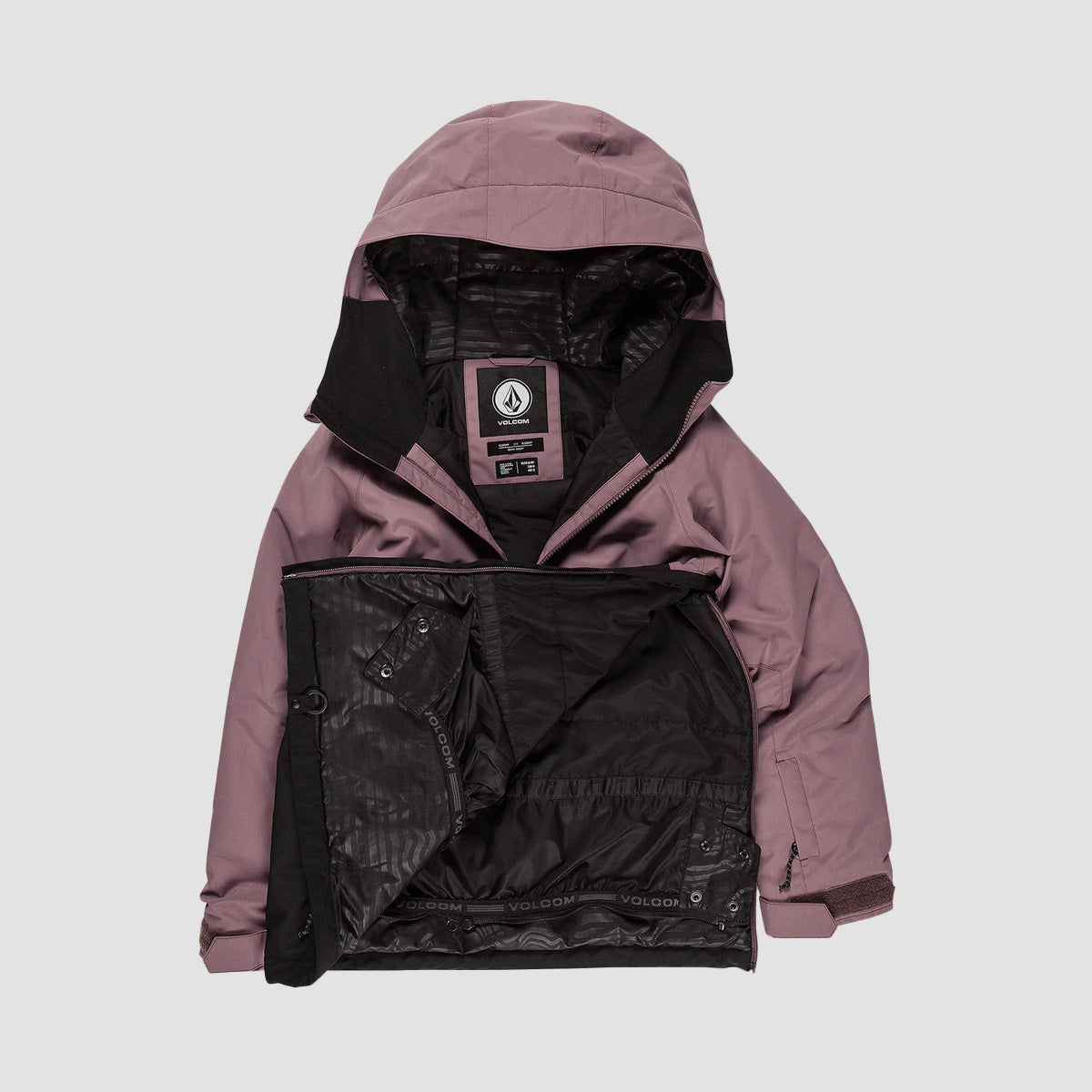 Volcom Sluff Insulated Pullover Snow Jacket Rosewood - Kids