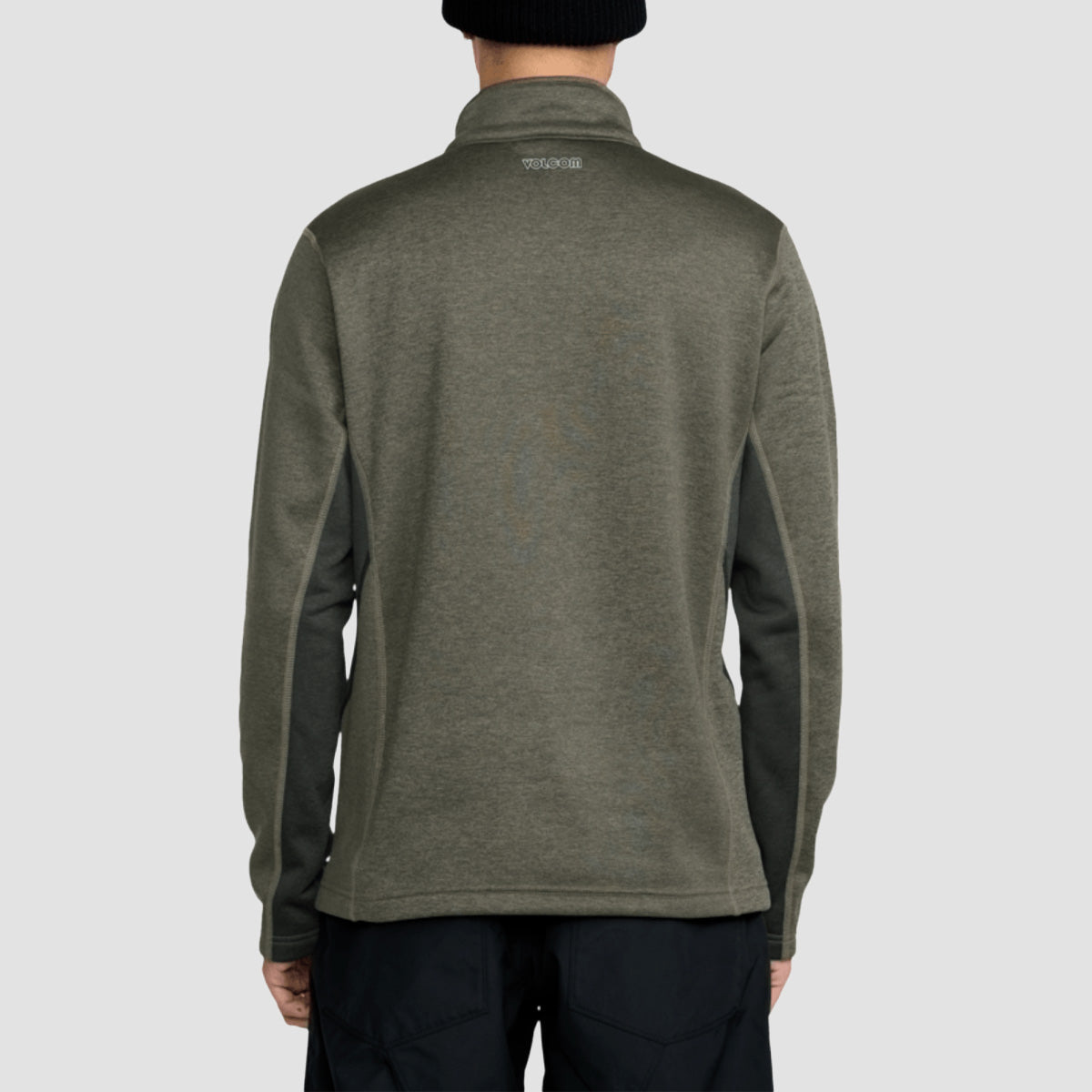 Volcom Snowbound Zip-Up Sweatshirt Military