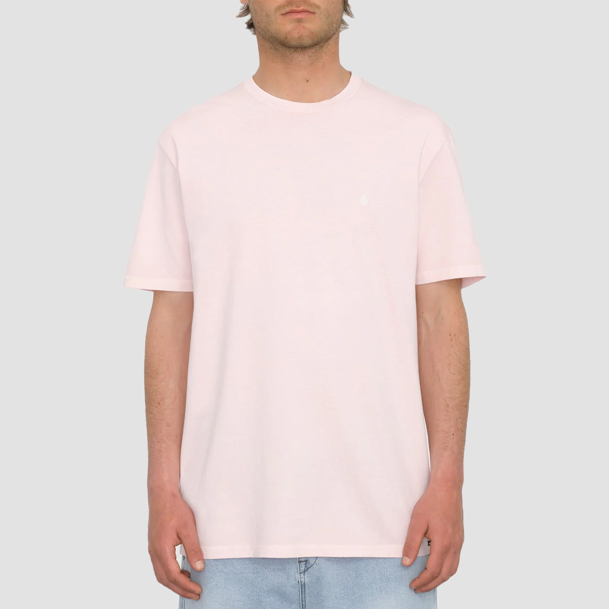 Volcom Solid Stone Emb T-Shirt Lilac Ash