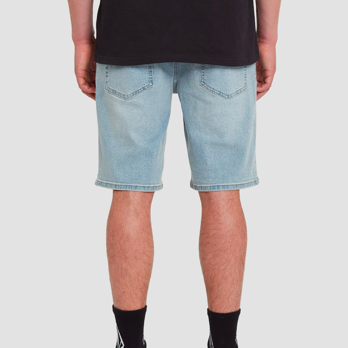 Volcom Solver Denim Shorts Worker Indigo Vintage