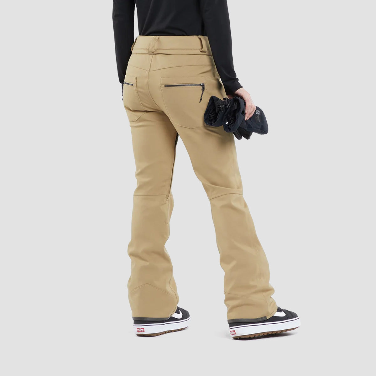 Volcom Species Stretch Snow Pants Dark Khaki - Womens