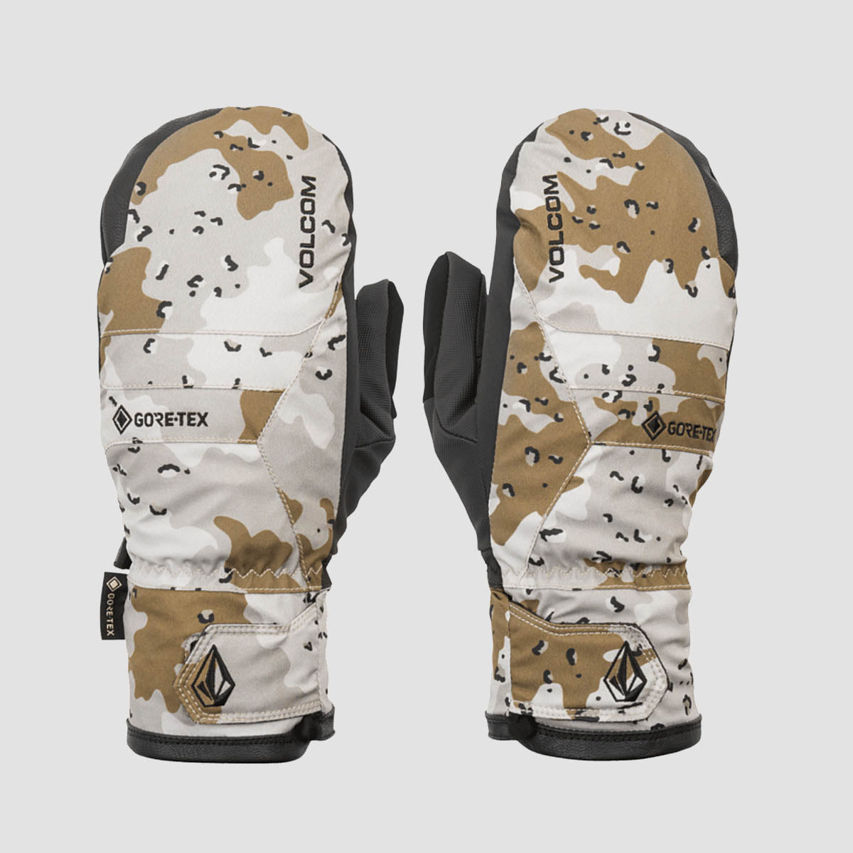 Volcom Stay Dry Gore-Tex Snow Mitts Camouflage