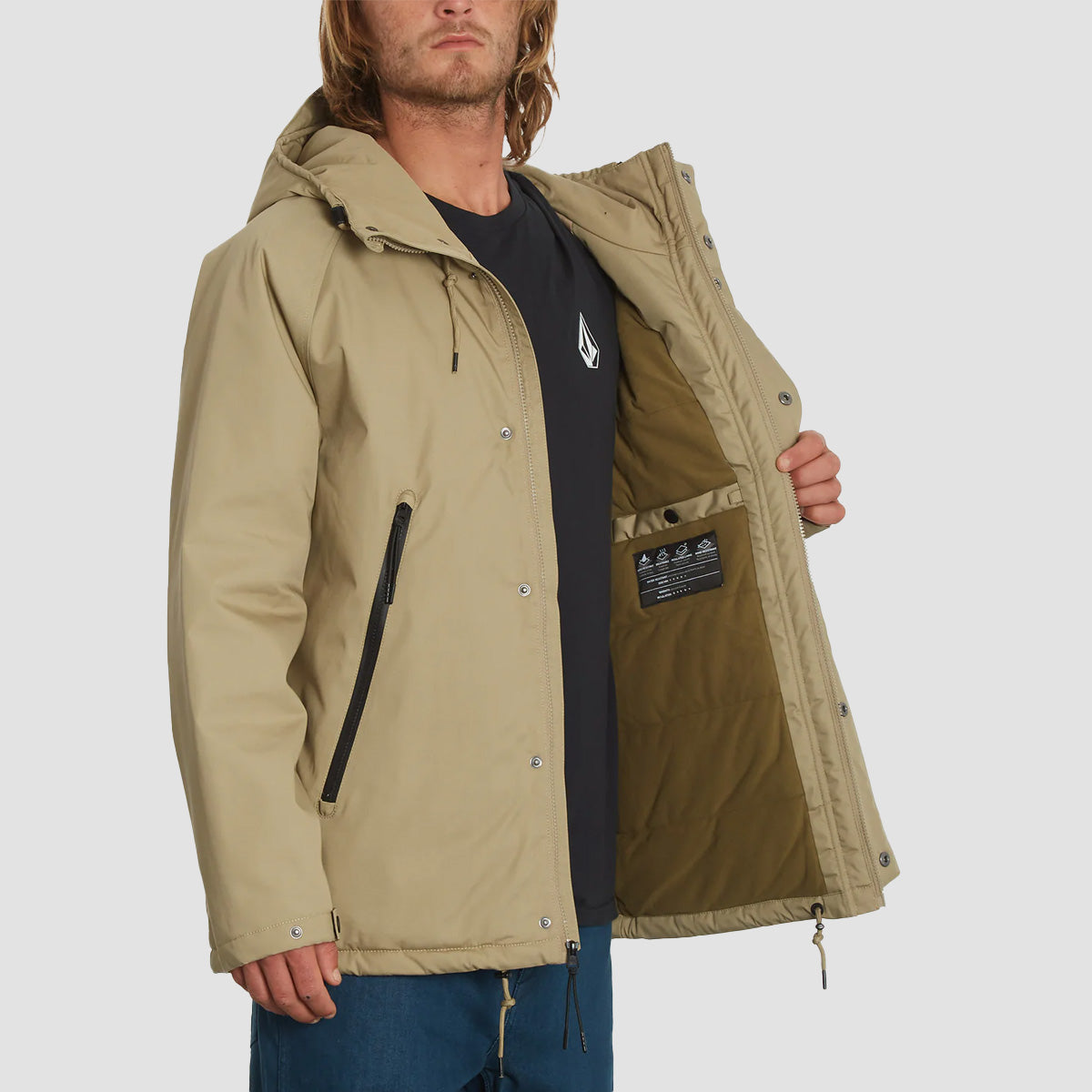 Volcom Stoke Stone II 10K Jacket Khaki