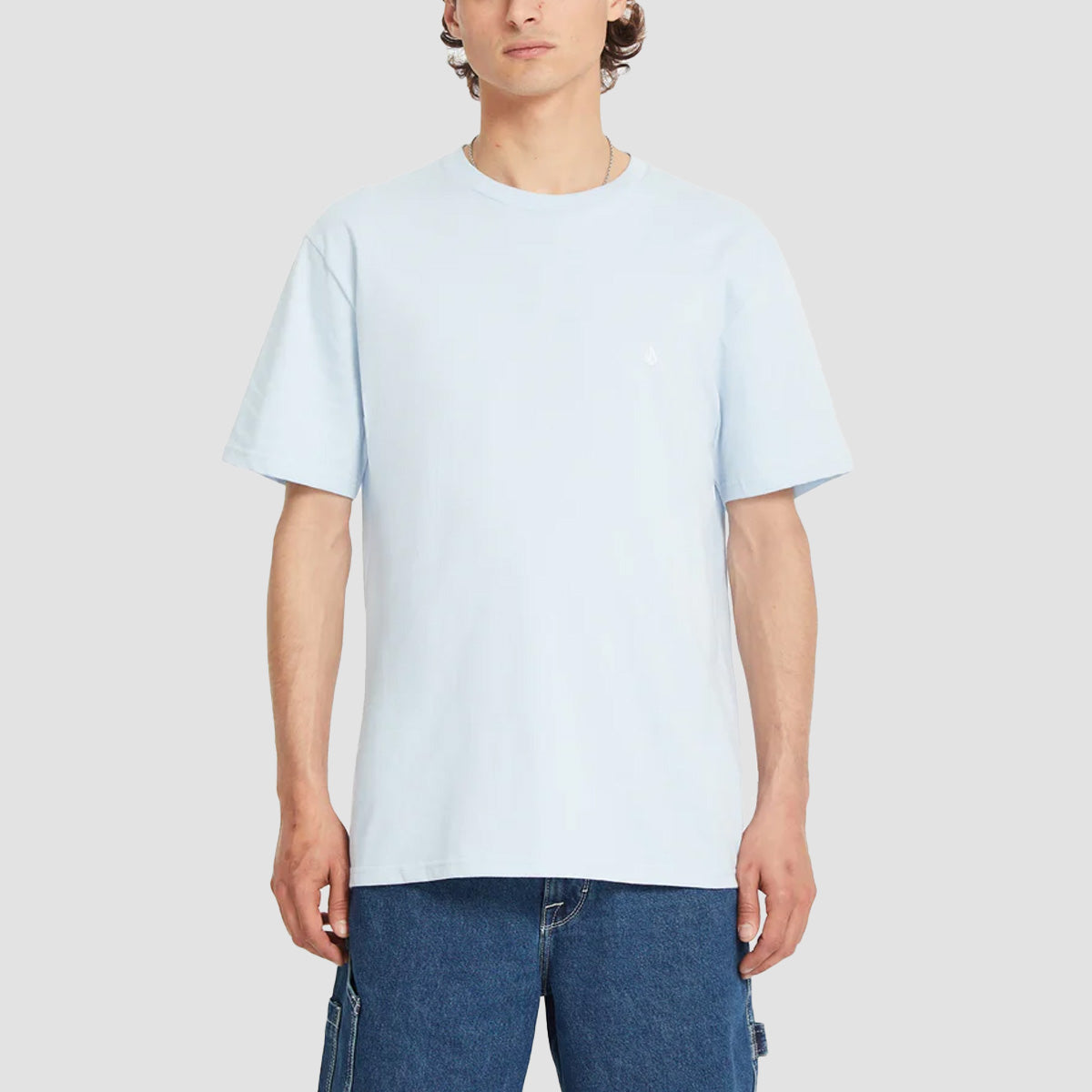 Volcom Stone Blanks T-Shirt Carolina Blue