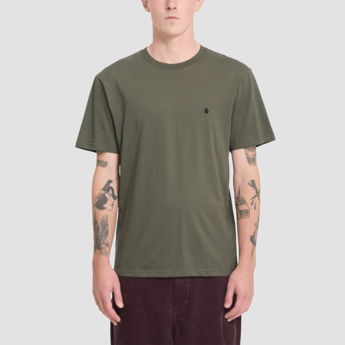 Volcom Stone Blanks T-Shirt Wintermoss