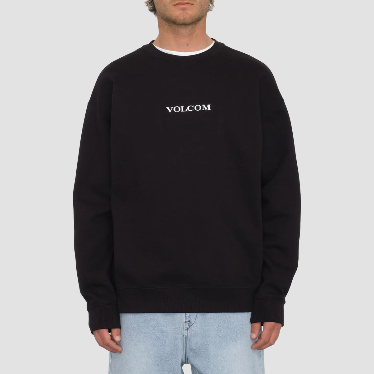 Volcom Stone Crew Sweatshirt Black