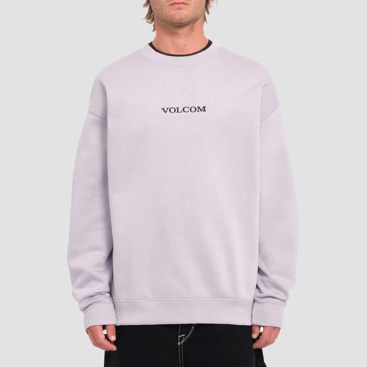 Volcom Stone Crew Sweatshirt Light Purple