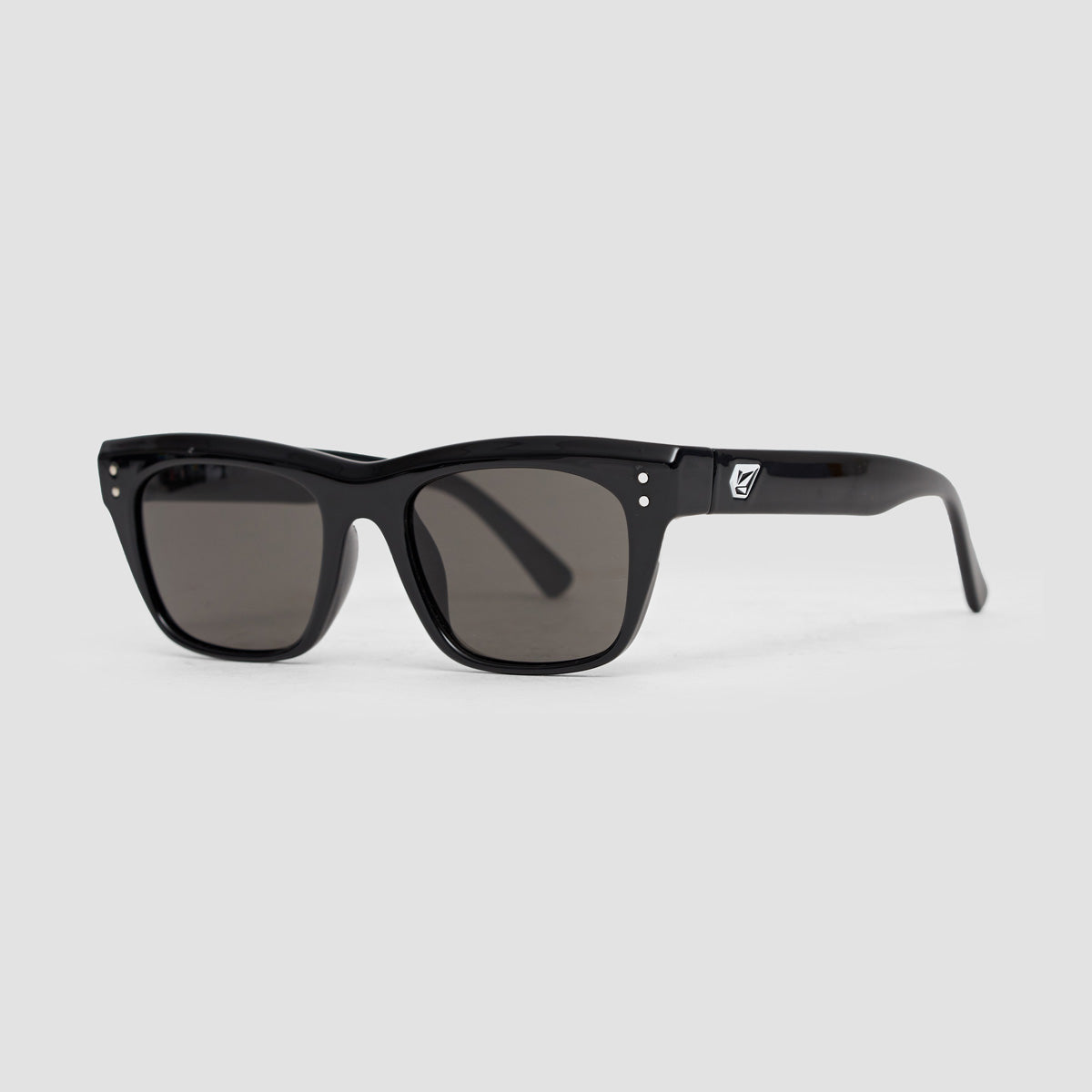 Volcom Stoneview Sunglasses Gloss Black/Grey - Womens