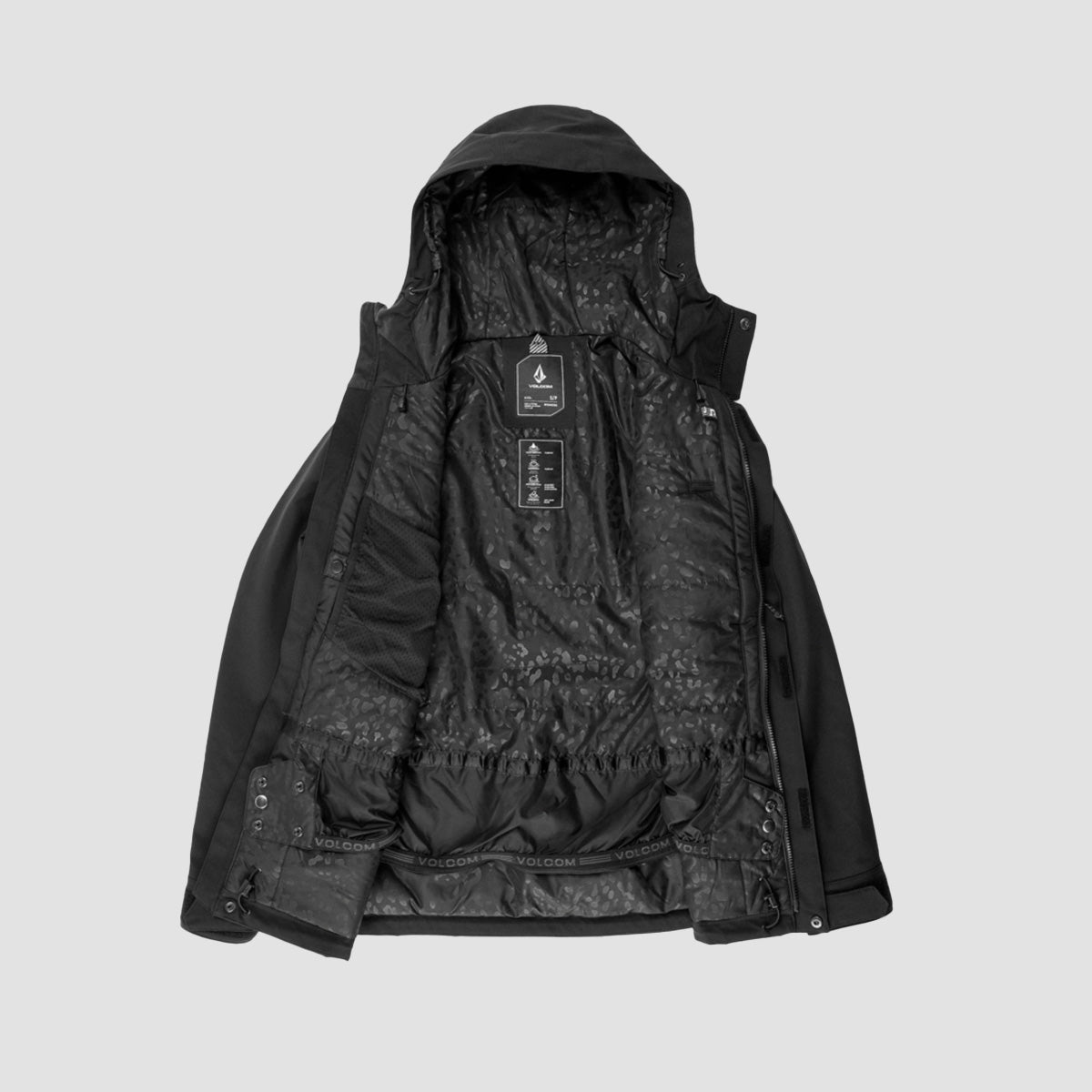 Volcom Stoney Shadow Ins Snow Jacket Black - Womens