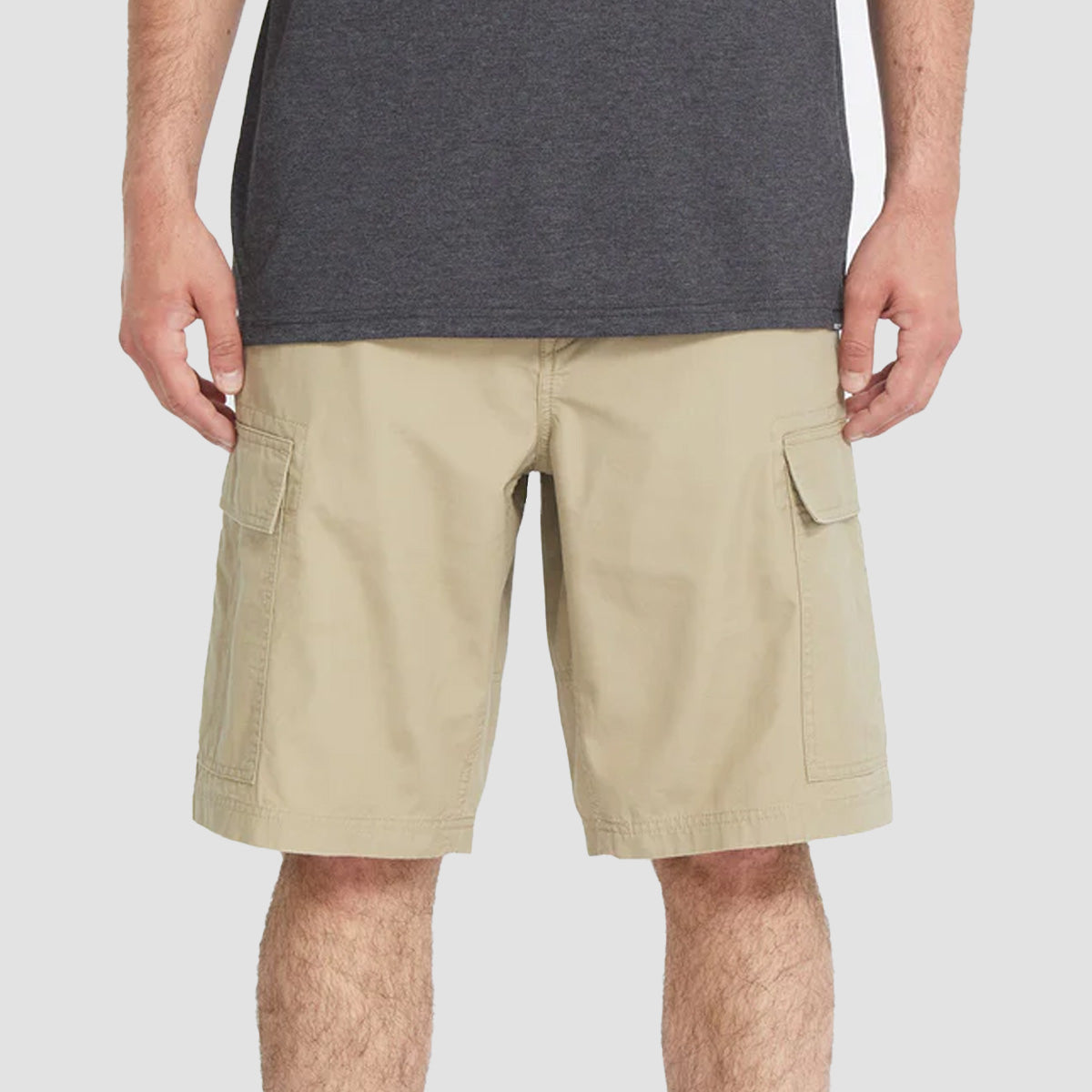 Volcom Strange Tripper Cargo 22" Shorts Khaki