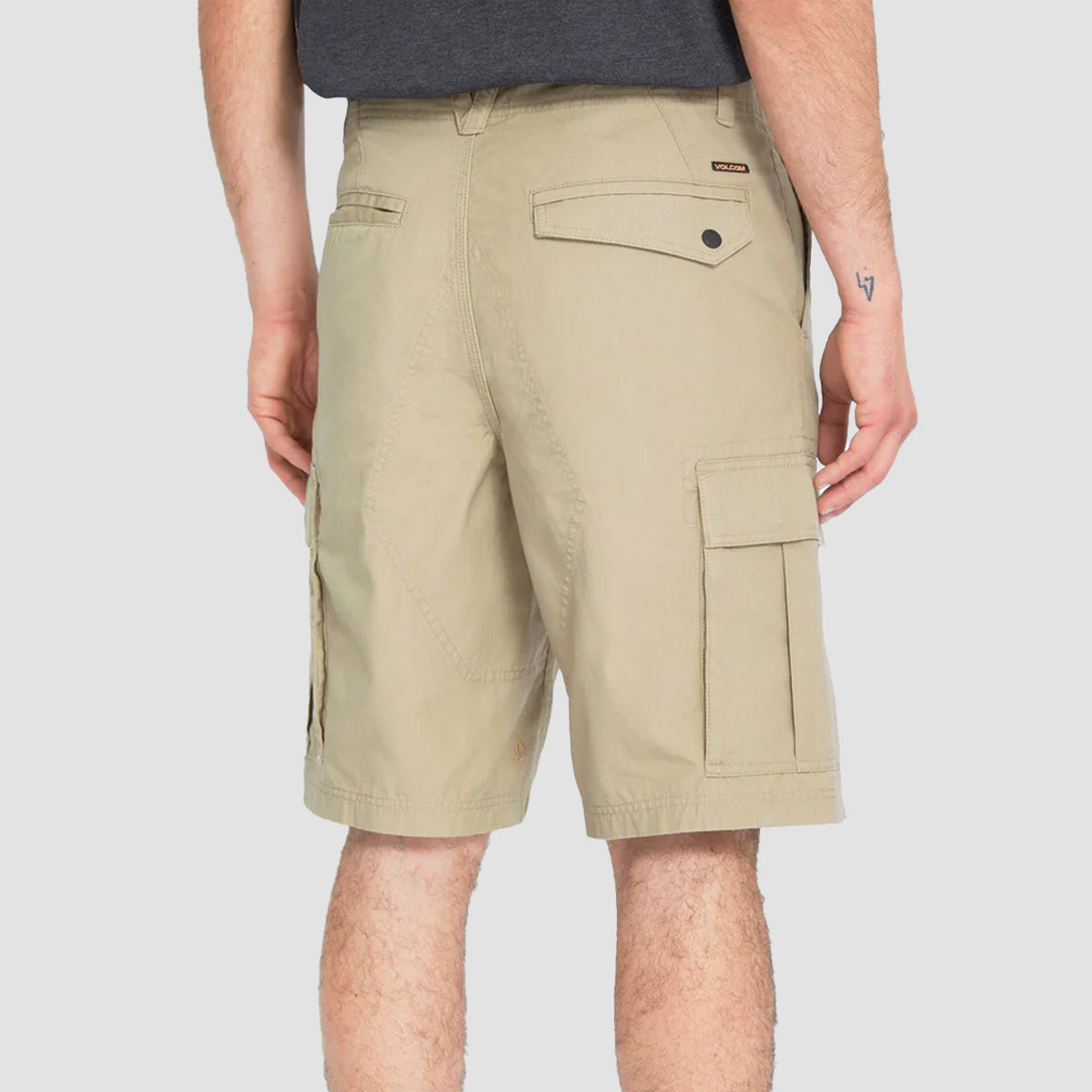 Volcom Strange Tripper Cargo 22" Shorts Khaki