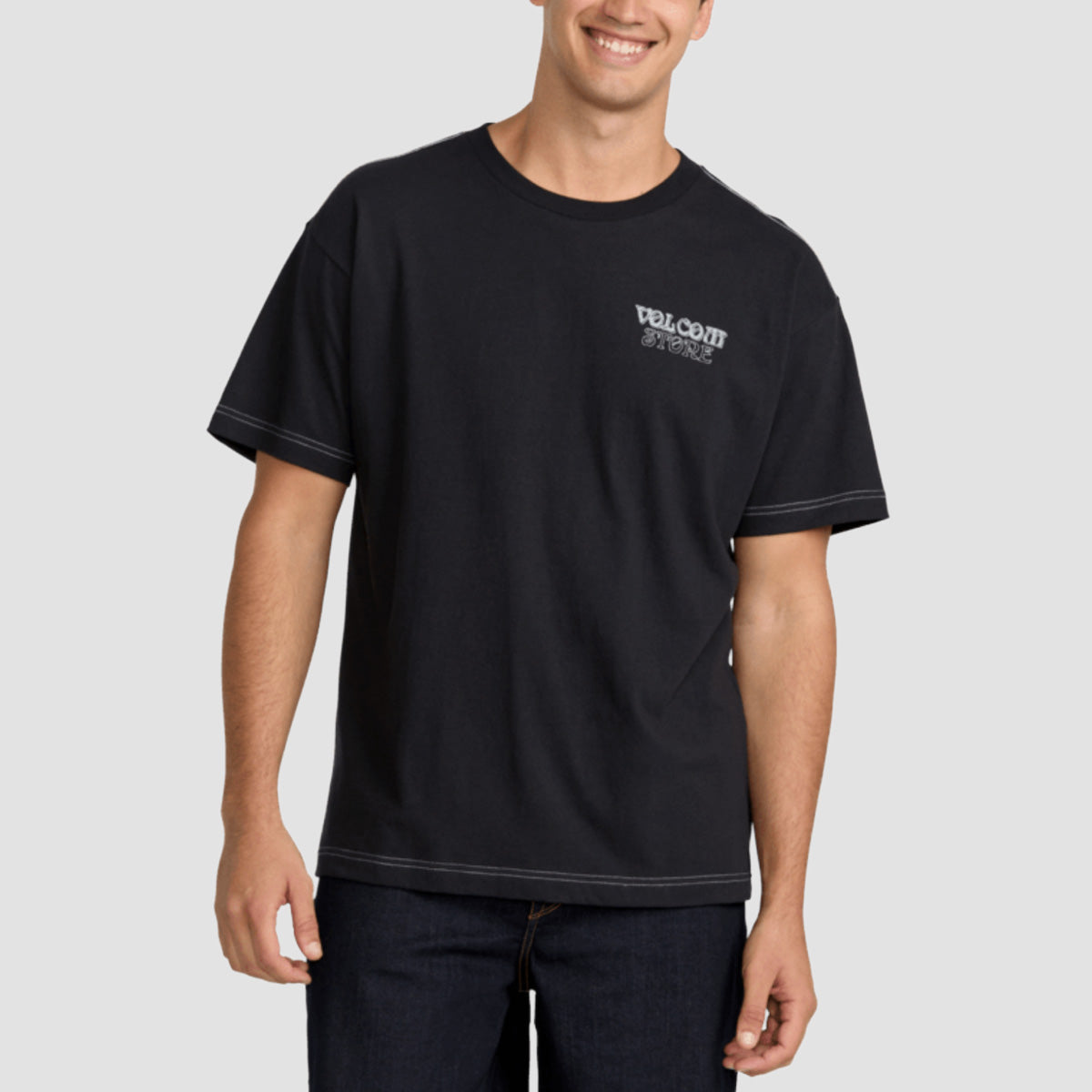 Volcom Timewave T-Shirt Antique Black