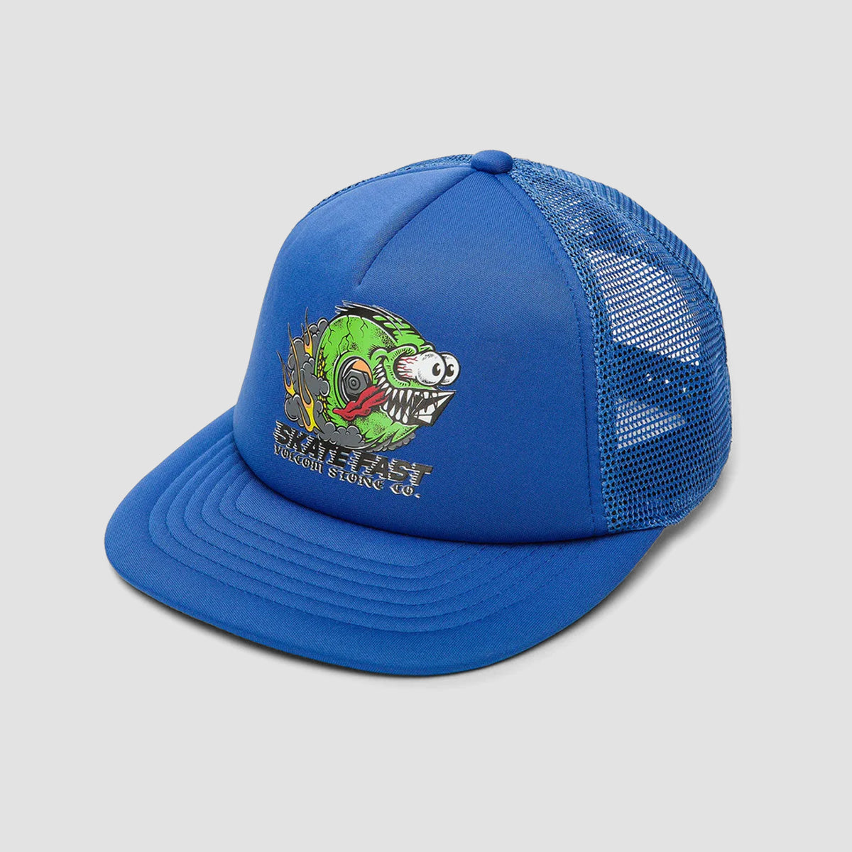 Volcom Too Fast Cheese Trucker Cap Patriot Blue - Kids