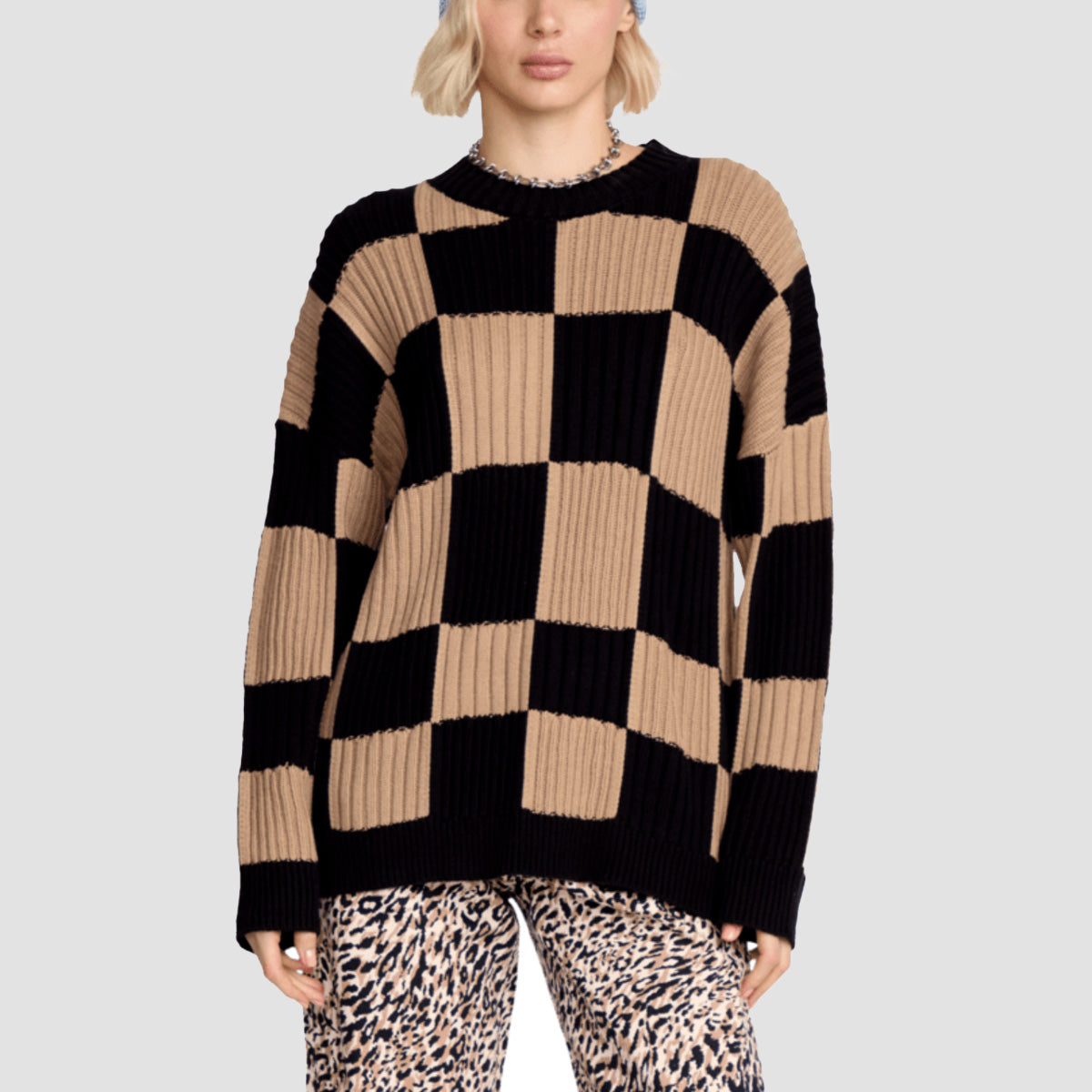 Volcom Tripnotic Sweater Black Combo - Womens