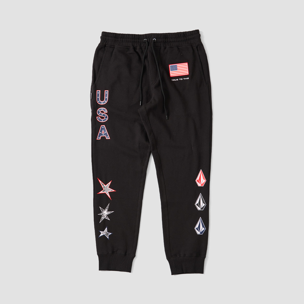 Volcom USST Iconic Stone Sweatpants Black
