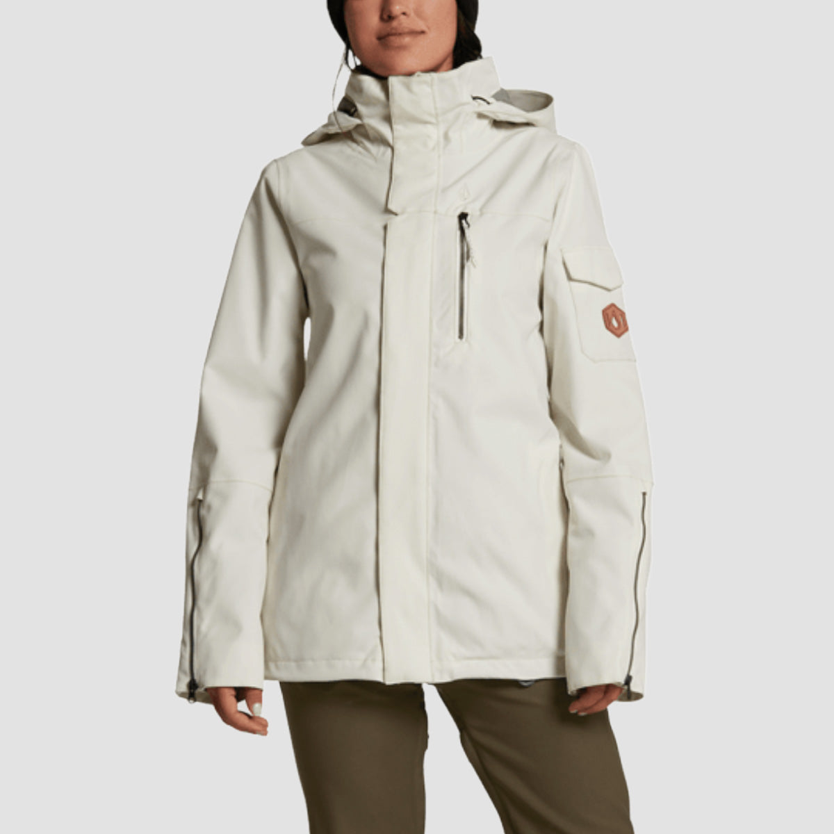 Volcom Vault 4-In-1 Snow Jacket Bone - Womens