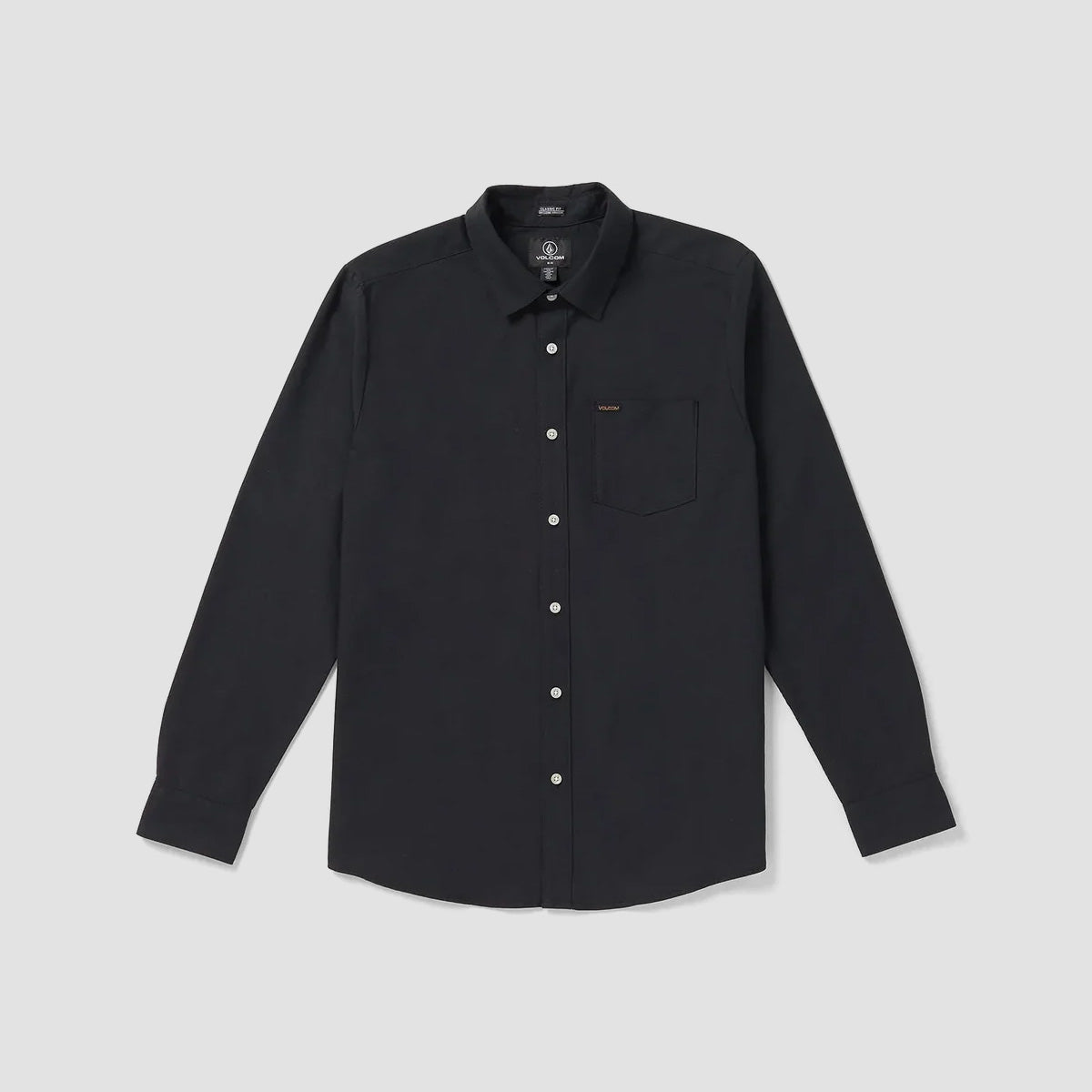 Volcom Veeco Oxford Longsleeve Shirt Black