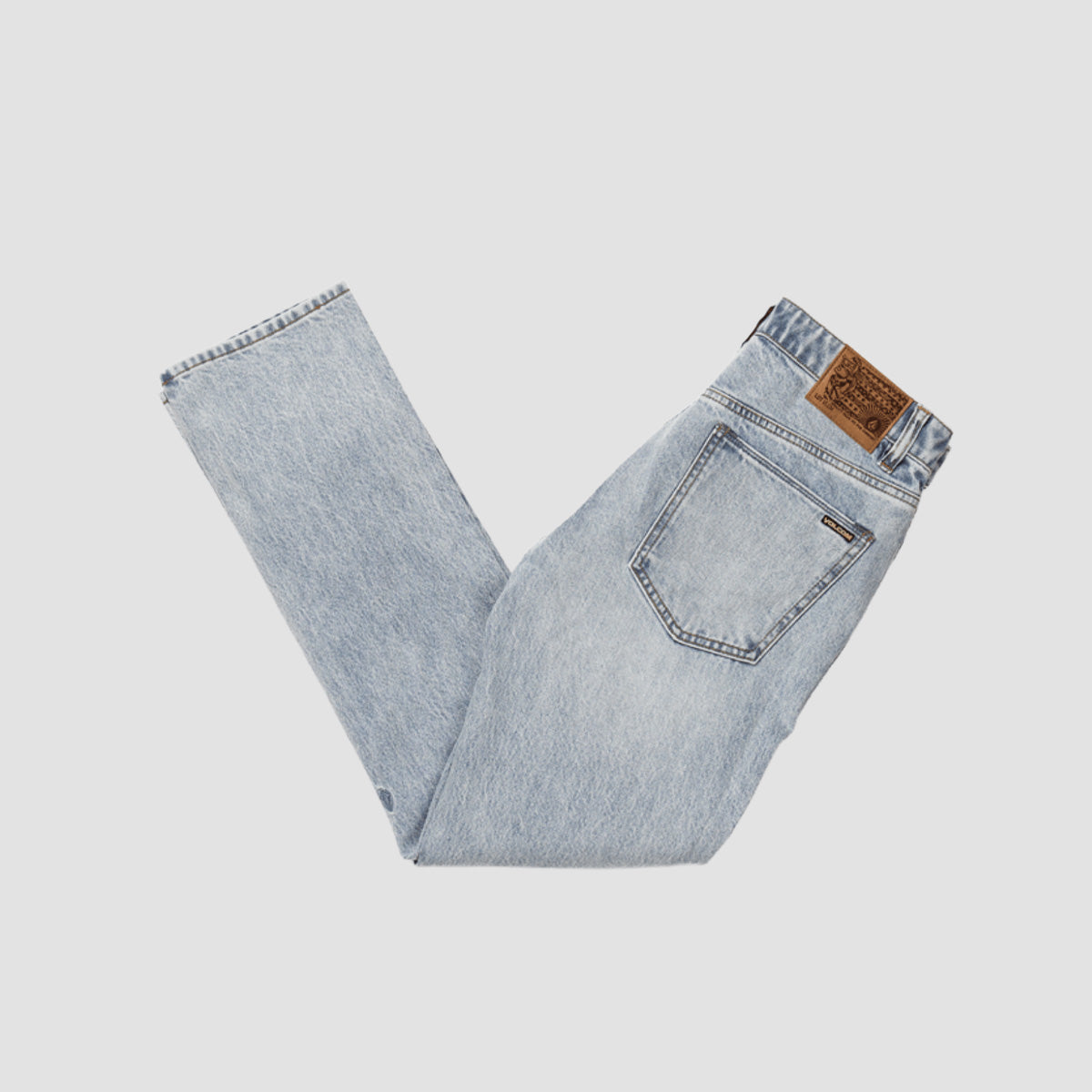 Volcom Vorta Slim Fit Jeans Heavy Worn Faded