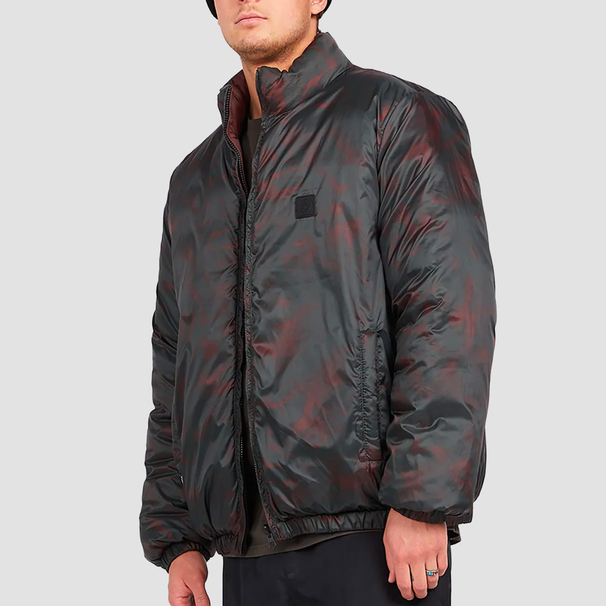 Volcom Walltzerd Reversible Jacket Mahogany