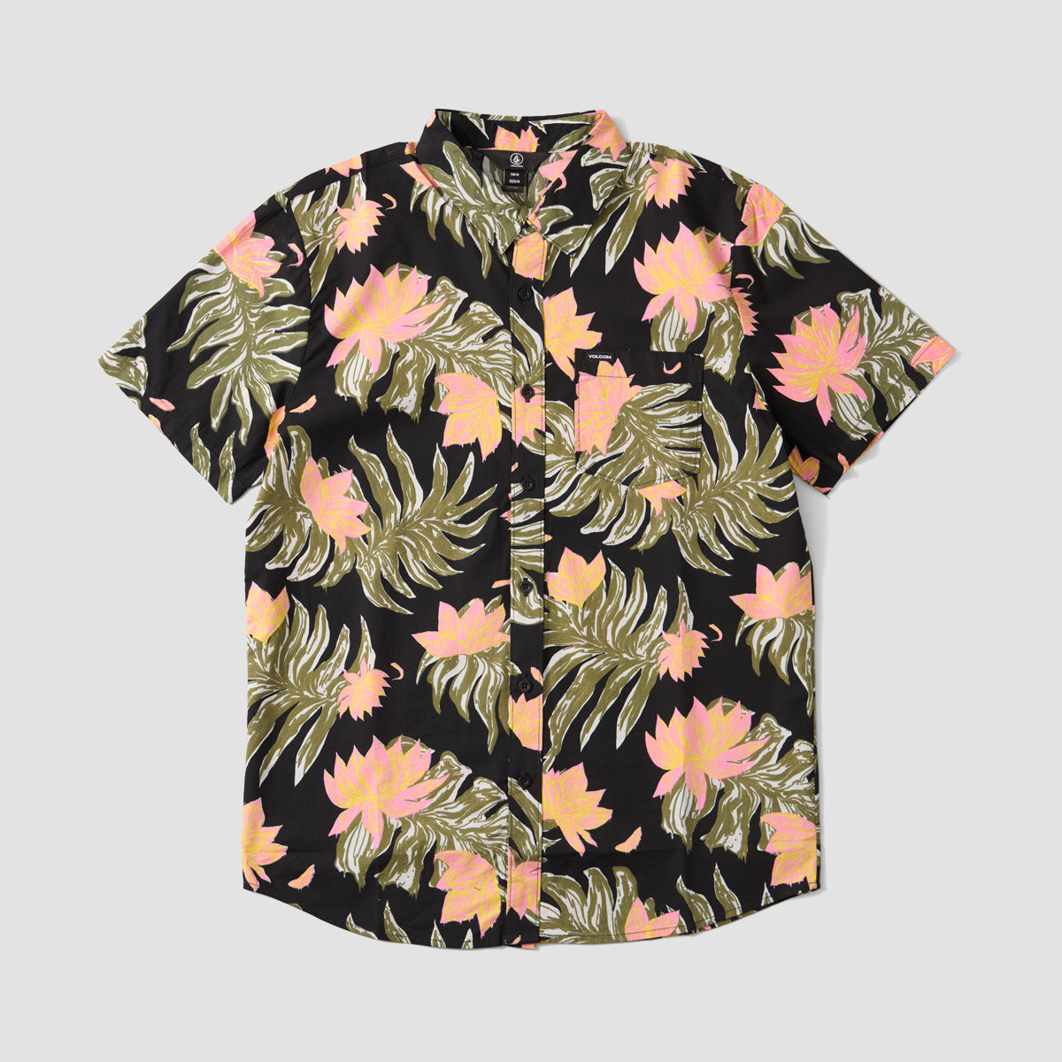 Volcom Warbler Short Sleeve Shirt Black