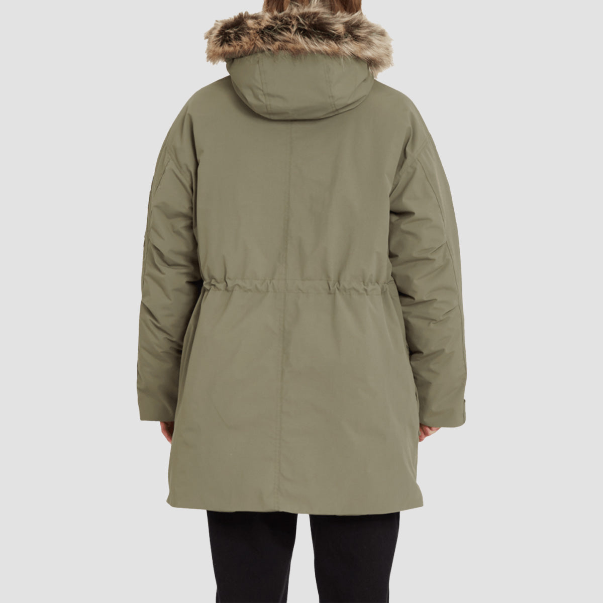 Volcom Warmer N Over 5K Parka Jacket Army Green Combo - Womens