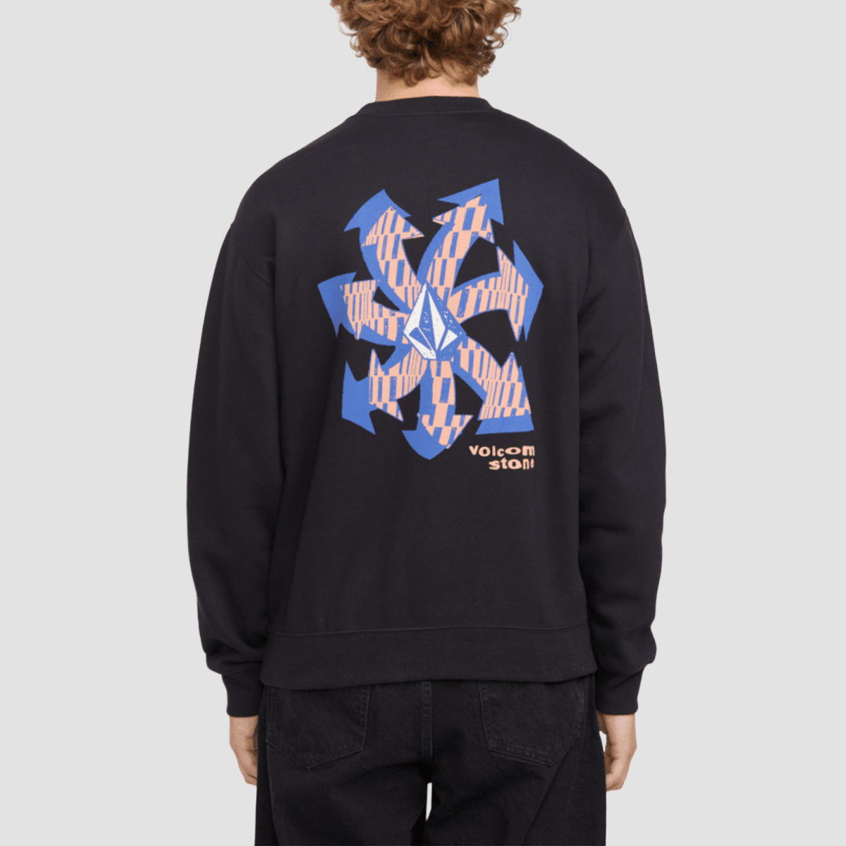 Volcom Watanite Crew Sweatshirt Black