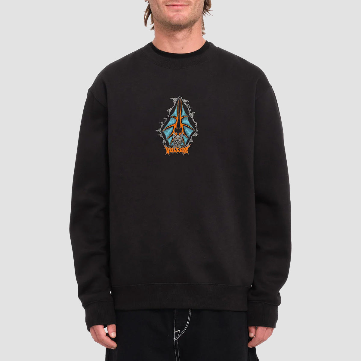 Volcom Watanite Crew Sweatshirt Black