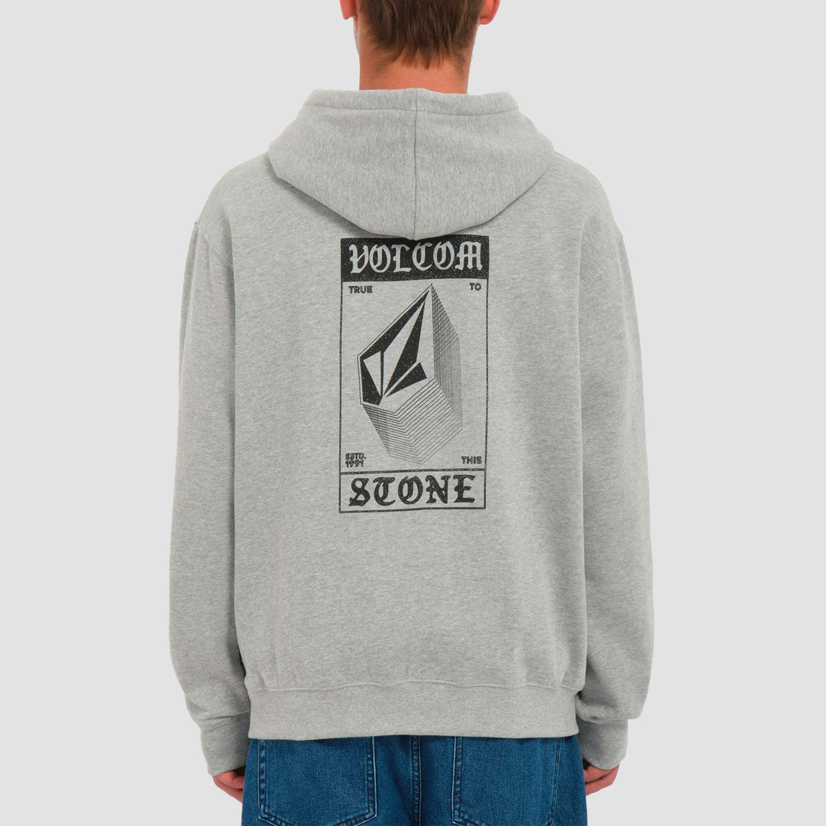 Volcom Watanite We'll Speak To You Pullover Hoodie Heather Grey