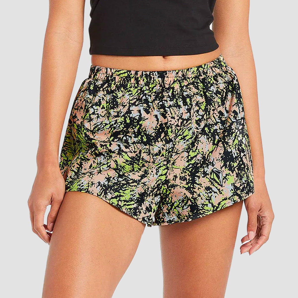 Volcom Wind It Up Runner Shorts Coral - Womens
