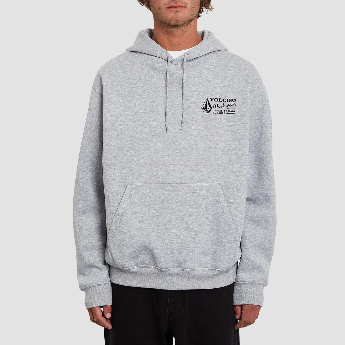 Volcom Workwear Pullover Hoodie Heather Grey