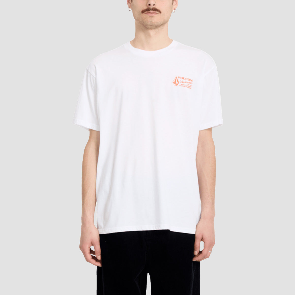 Volcom Workwear T-Shirt White Combo