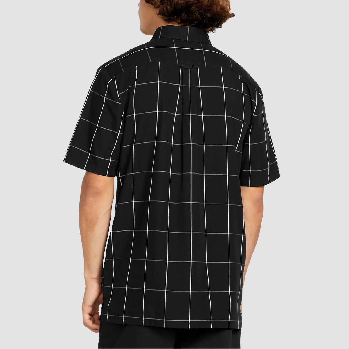 Volcom X Schroff Plaid Short Sleeve Shirt Black