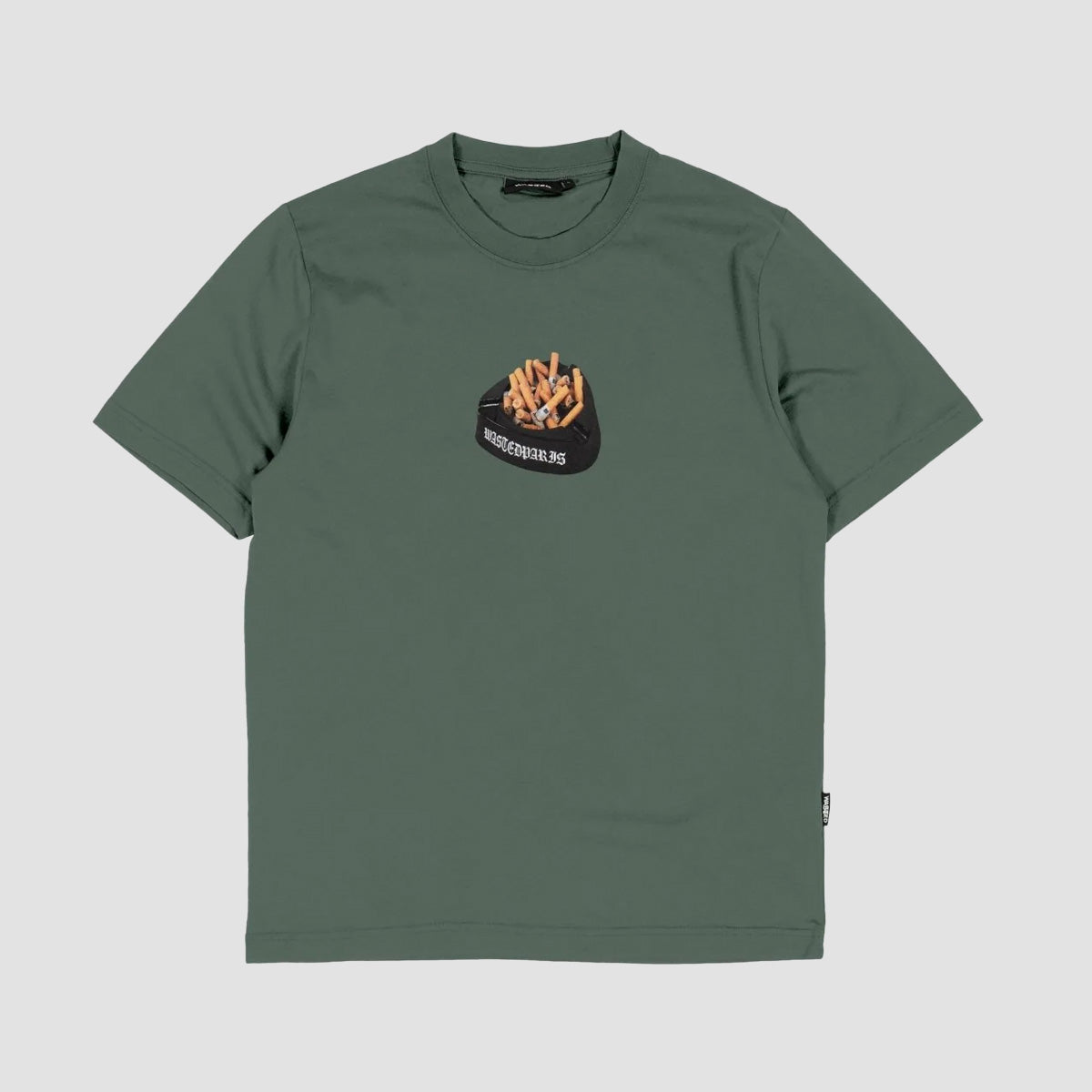Wasted Paris Ashtray T-Shirt Lichen Green