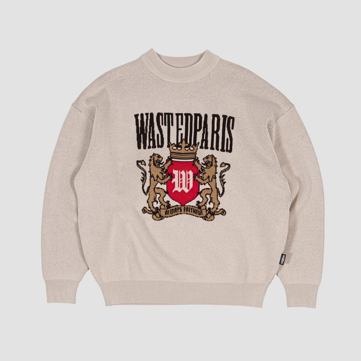 Wasted Paris Crest Sweater Sahara