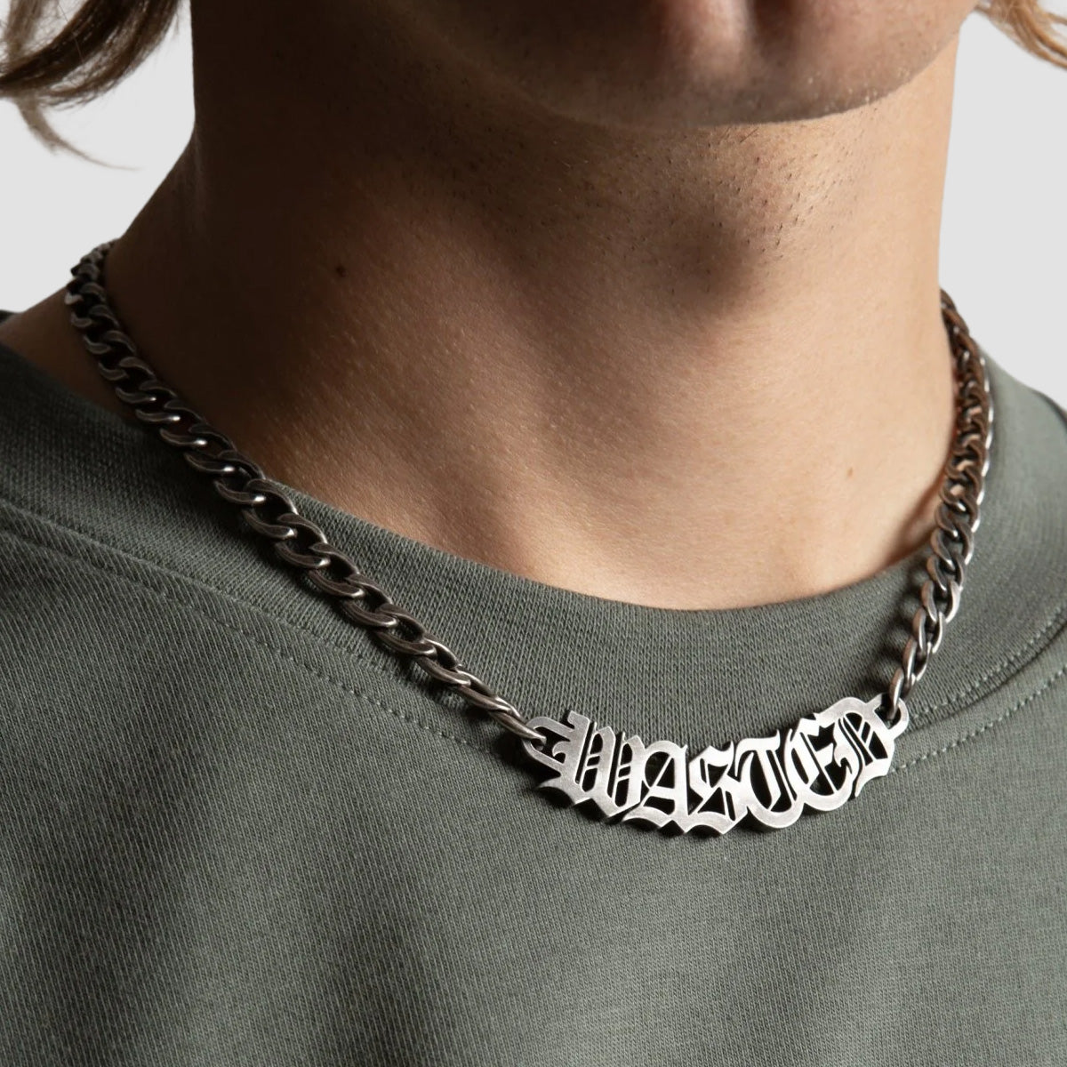 Wasted Paris Legacy Necklace Silver (Stainless Steel)