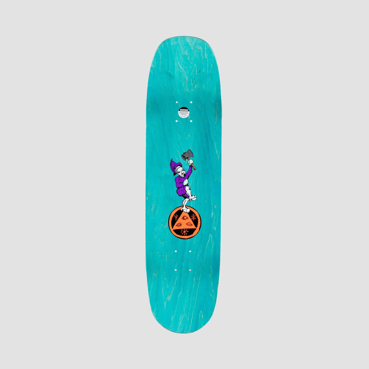 Welcome Divorced Jim On Moontrimmer 2.0 Skateboard Deck Mint/Glitter Foil - 8.5"