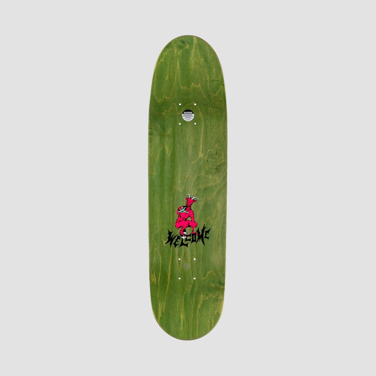 Welcome Mushroom Witch On Pysanka Skateboard Deck Various Stains - 8.5"