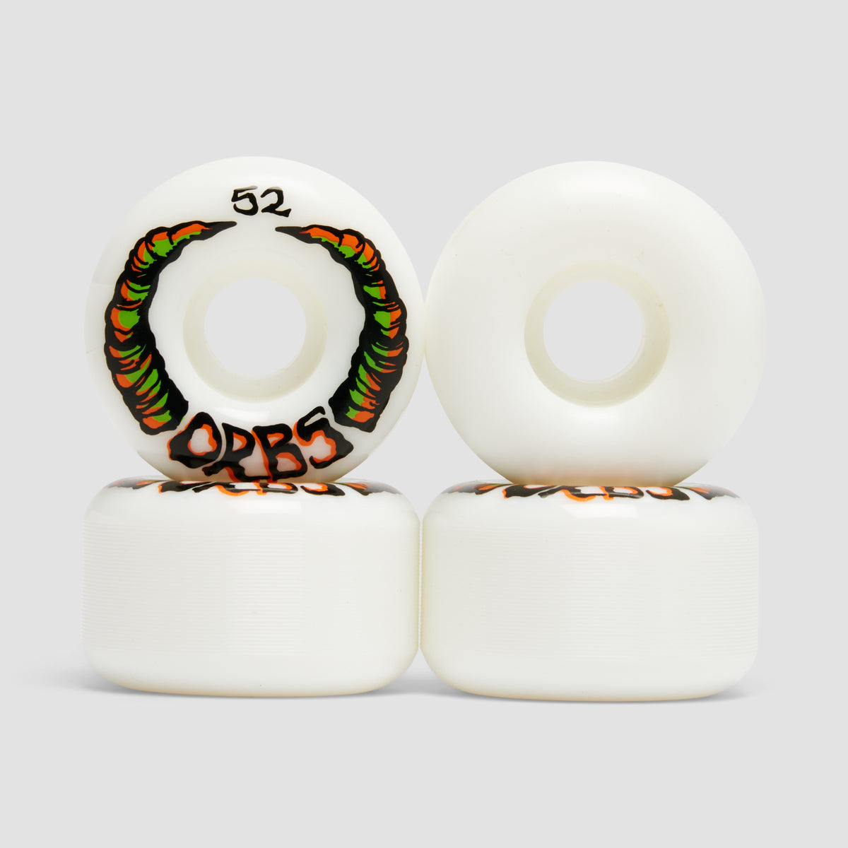 Welcome Orbs Apparitions Round 99A Skateboard Wheels White 52mm