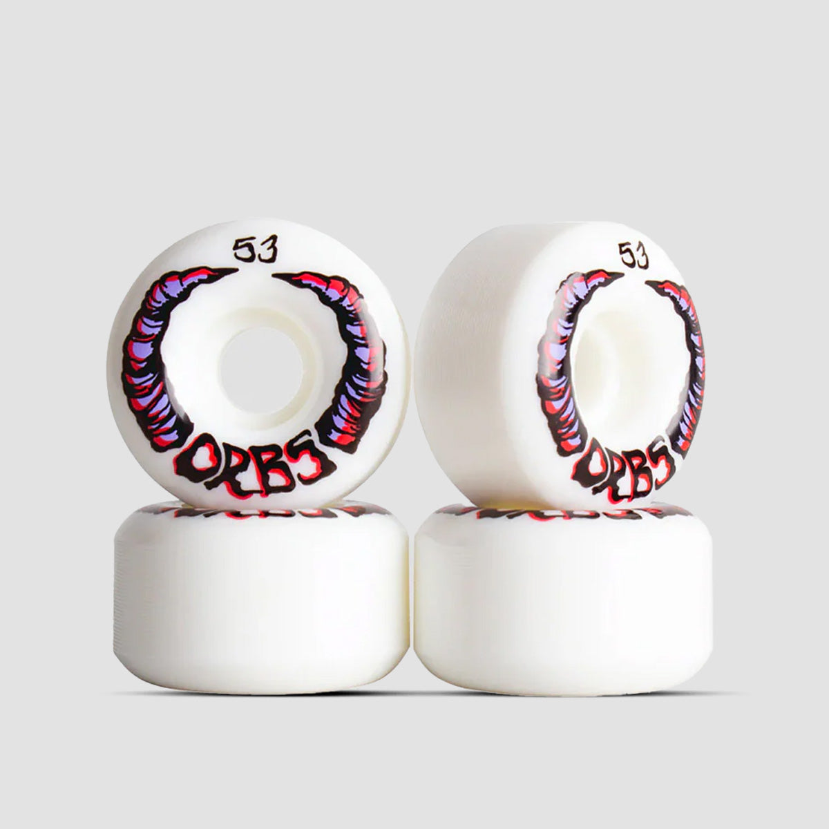 Welcome Orbs Apparitions Round 99A Skateboard Wheels White 53mm