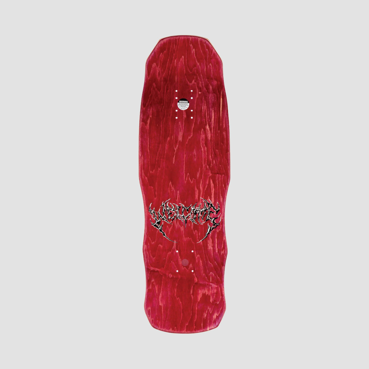 Welcome Torment On Dark Lord Skateboard Deck Dark Red Stain/Prism Foil - 9.85"