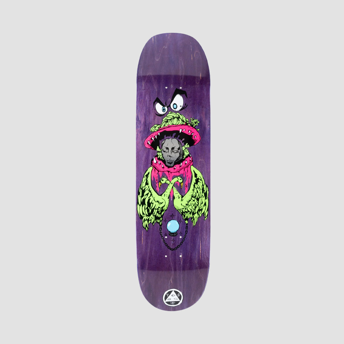 Welcome Victim Of Time On Moontrimmer 2.0 Skateboard Deck Various Stains - 8.5"