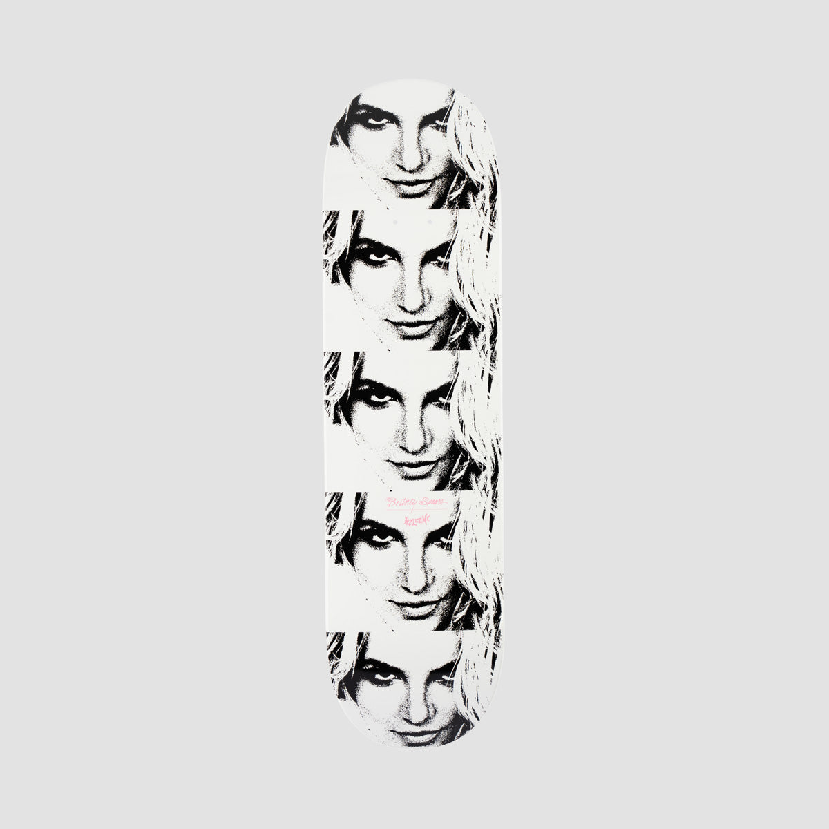 Welcome X Britney Sprears Till The World Ends On Popsicle Skateboard Deck White Dip - 8.75"