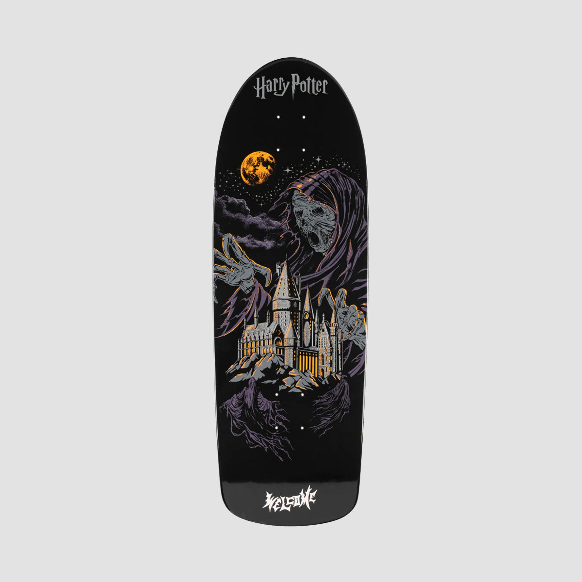 Welcome X Harry Potter Dementor on Boar Skateboard Deck Black - 10.125"