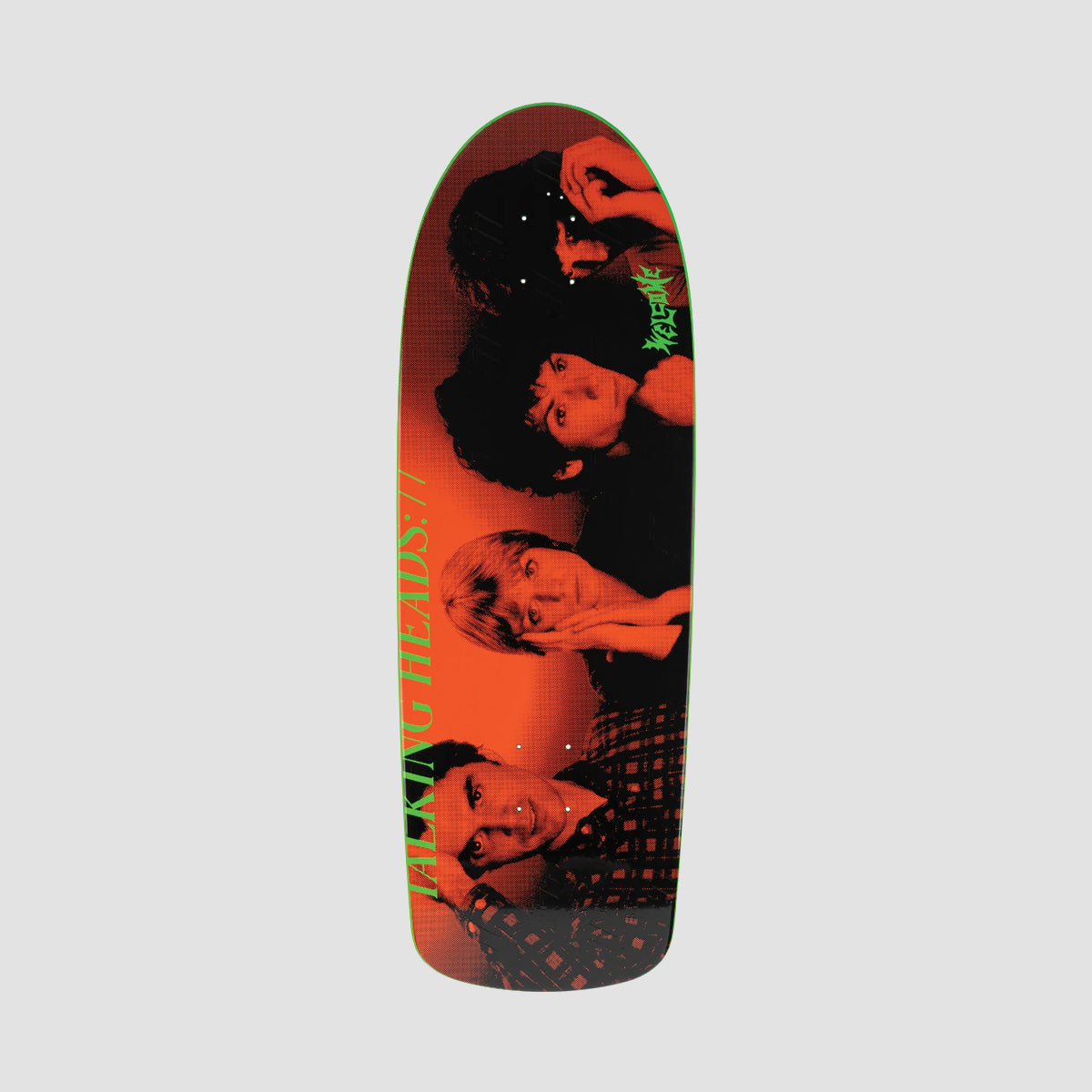 Welcome X Talking Heads Psycho Skateboard Deck Green Dip - 10"