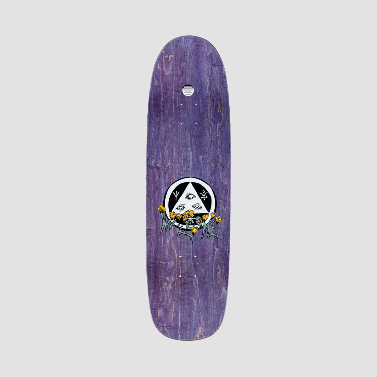 Welcome Zombie Love On Boline Skateboard Deck Black - 9.25"