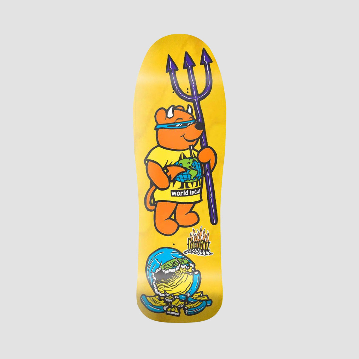 World Industries Steve Rocco III Skateboard Deck Yellow - 9.75"