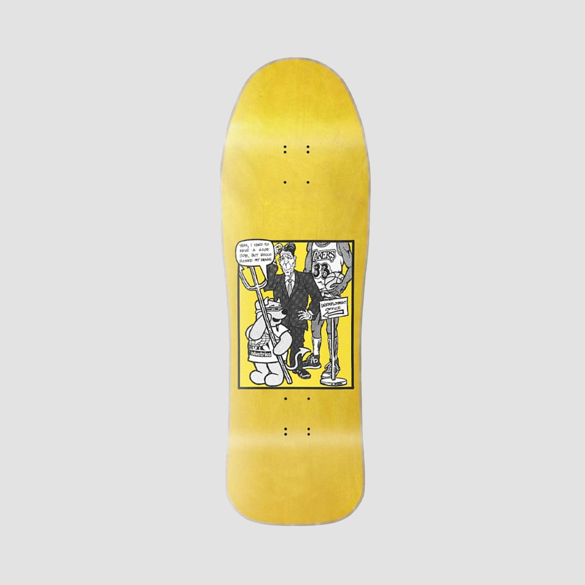World Industries Steve Rocco III Skateboard Deck Yellow - 9.75"