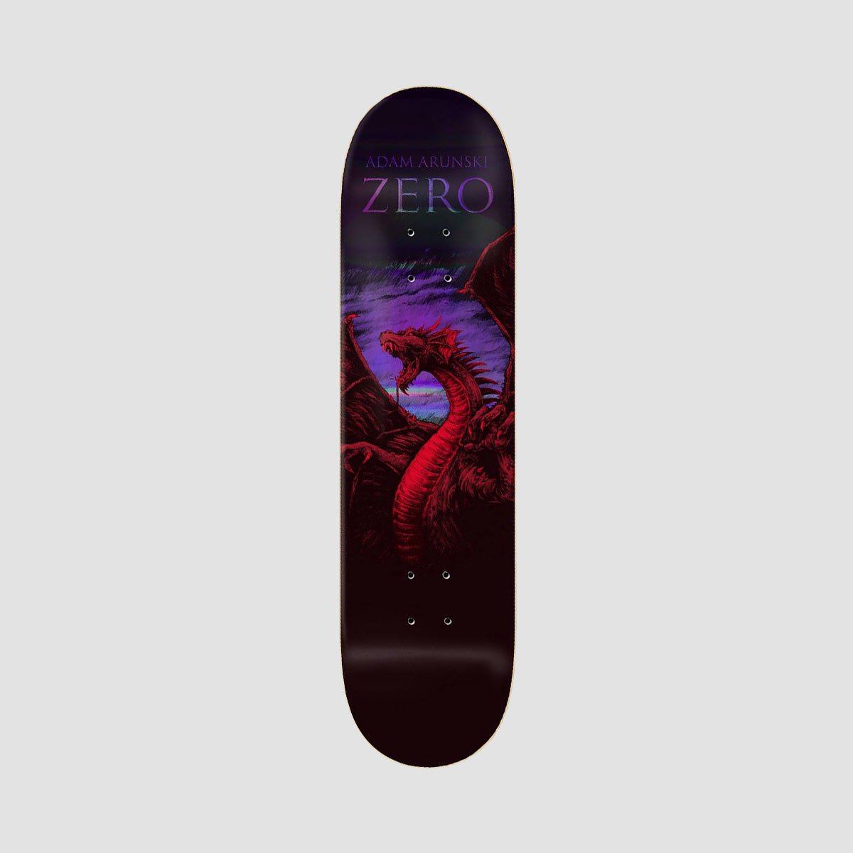 Zero Adam Arunski Dragon Skateboard Deck Assorted Stains - 8.25"