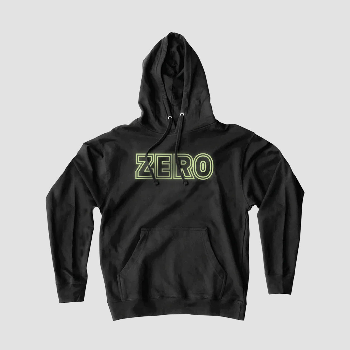 Zero Bold Pullover Hoodie Black/Glow In The Dark